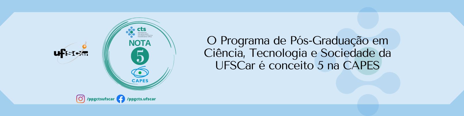 O Programa de Pós-Graduação em Ciência, Tecnologia e Sociedade da UFSCar é conceito 5 na CAPES