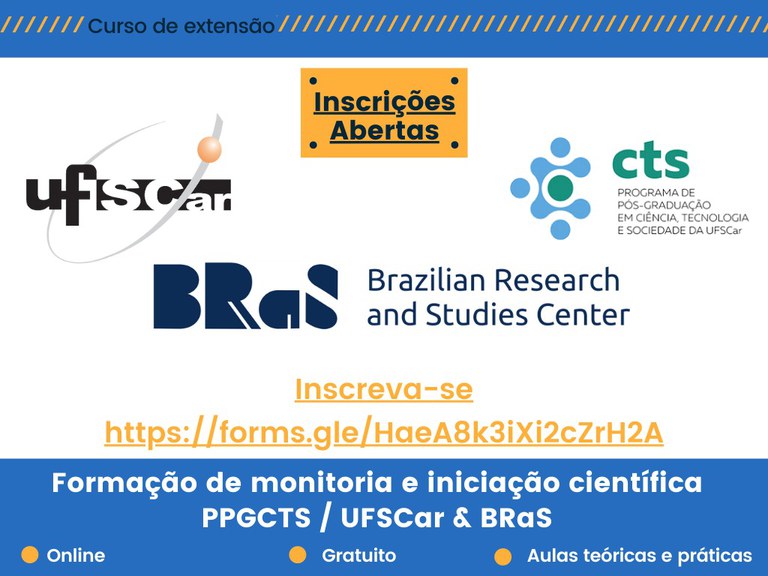 Formação de monitoria e iniciação científica
