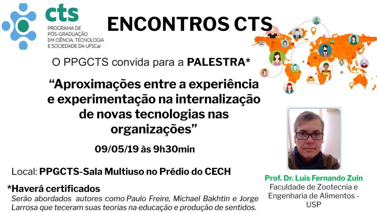 ENCONTROS CTS: Palestra Luis Zuin